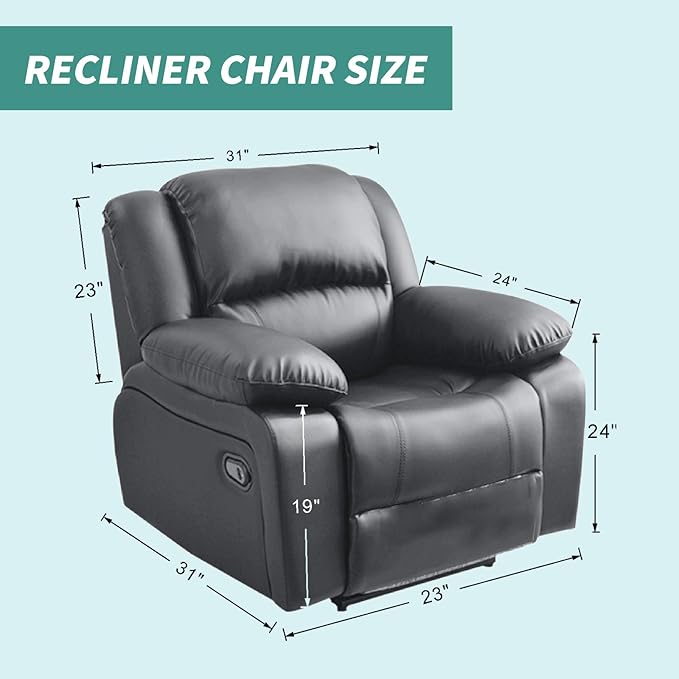 YEMYHOM 4 Pieces Stretch Recliner Slipcover Latest Jacquard Recliner Chair Cover - Image 6