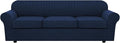 4 Piece Stretch Sofa Covers for 3 Cushion Couch Covers Furniture Slipcovers for by HVERSAILTEX