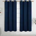 Diraysid Navy Blue Grommet Blackout Curtains by Diraysid%2C+refresh+your+life