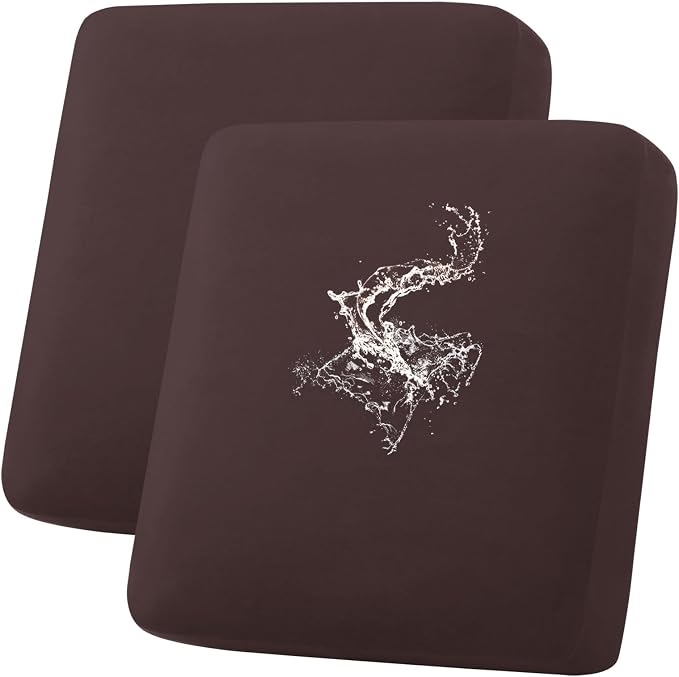 hyha Waterproof Couch Cushion Covers, Stretch Sofa Couch Seat Slipcover by hyha