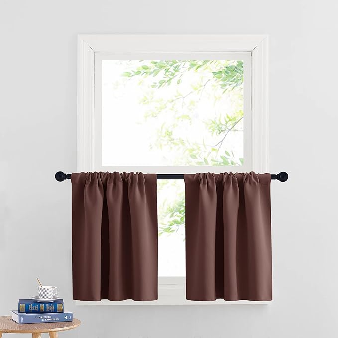 RYB HOME RV Curtains for Camper Windows, Mini Small Thermal Insulated Sunlight by RYBHOME