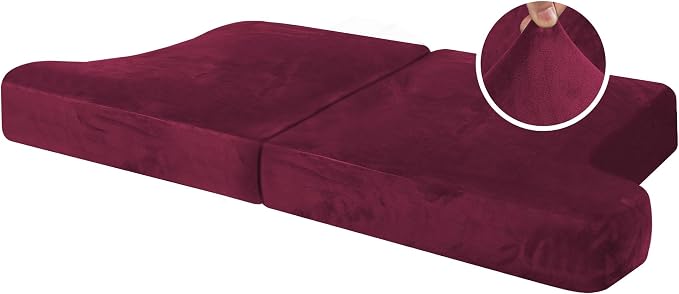 H.VERSAILTEX Stretch Velvet 2 Piece T Cushion Sofa Slipcovers Individually Sofa - Image 9
