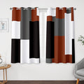 Tyrot Burnt Orange 100% Blackout Curtains by TyrotHomeDecor