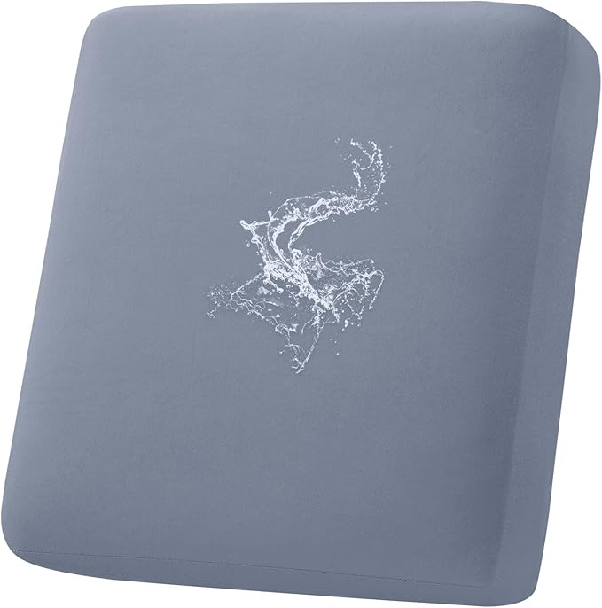 hyha Waterproof Couch Cushion Covers, Stretch Sofa Couch Seat Slipcover by hyha