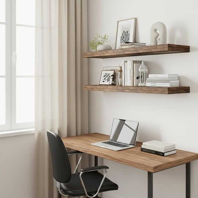 Vivelove 12" Deep Floating Shelves - Image 2