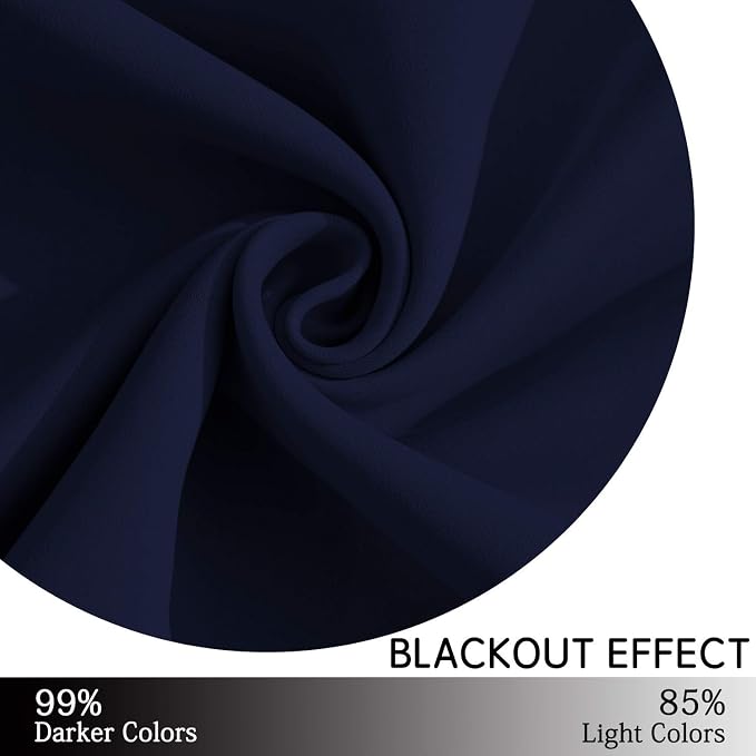 Yakamok 63 Inch Length Blackout Curtains - Image 6