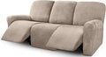ULTICOR Velvet 8-Pieces Recliner Sofa Covers Stretch Reclining Couch Covers by ULTICOR