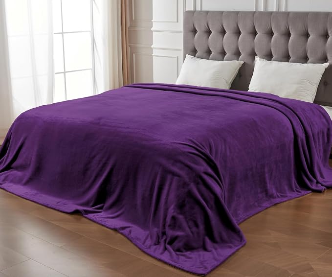 Edenleaf Big Oversized Soft Fleece Blanket, Giant California King Warm Blanket - Image 2