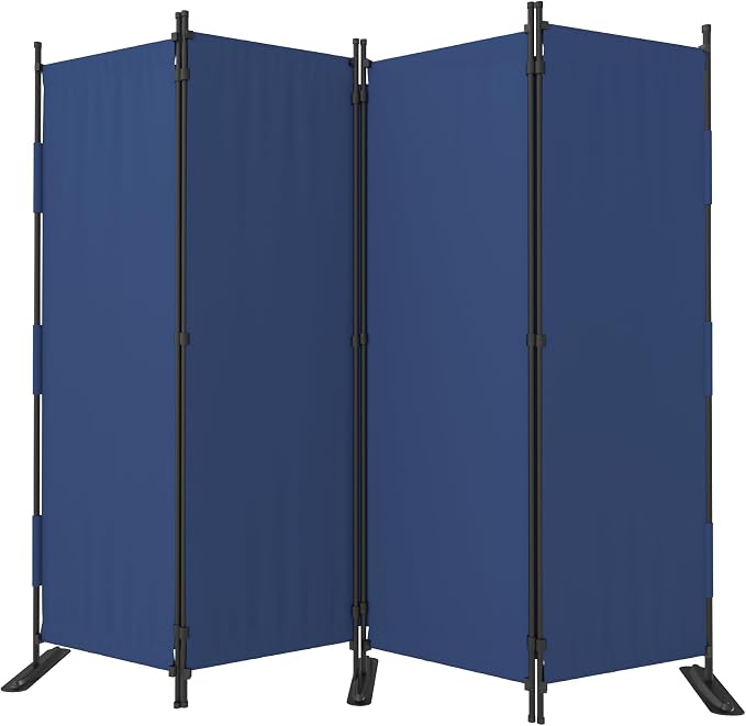 Room Divider 4 Panel Folding Screen 6ft Portable Wall Partition Room Divider - Image 9