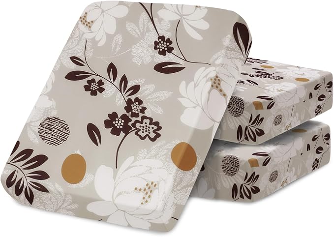 SearchI 3PC Printed Sofa Couch Cushion Covers Replacement Chair Cushion by SearchI