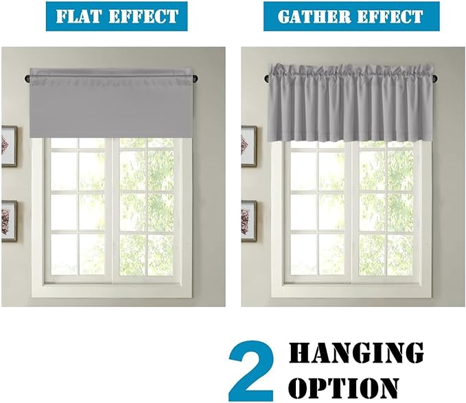 H.VERSAILTEX Blackout Grey Valances - Image 6