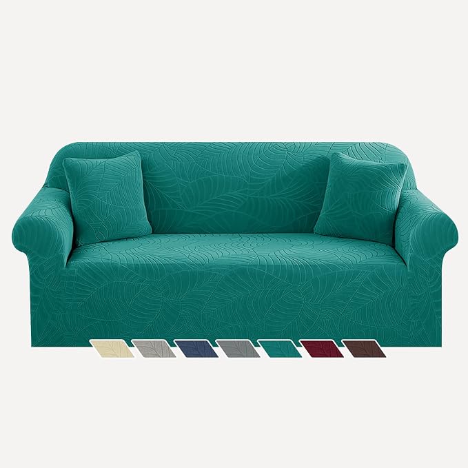 YEMYHOM Couch Cover Latest Jacquard Design High Stretch Sofa Covers by YEMYHOM