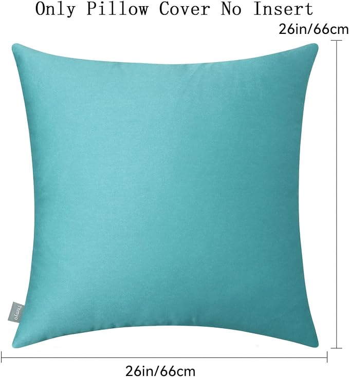 Thmyo 4-Pack 100% Cotton Comfortable Solid Decorative Throw Pillow Case - Image 6