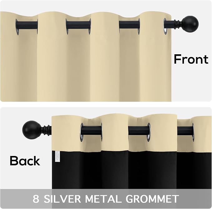 Thermal Insulated 100% Blackout Curtains - Image 6