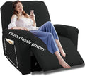 YEMYHOM 4 Pieces Oversized Stretch Recliner Slipcover Latest Jacquard Large by YEMYHOM