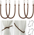 BEL AVENIR Curtain Rope Tiebacks, Drapery Rope Holdbacks by BELAVENIR