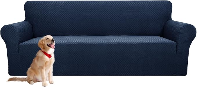 YEMYHOM Couch Cover Latest Jacquard Design High Stretch Extra Large Sofa Covers by YEMYHOM