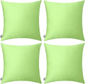 Thmyo 4-Pack 100% Cotton Comfortable Solid Decorative Throw Pillow Case by Thmyo
