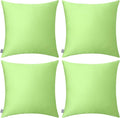 Thmyo 4-Pack 100% Cotton Comfortable Solid Decorative Throw Pillow Case by Thmyo