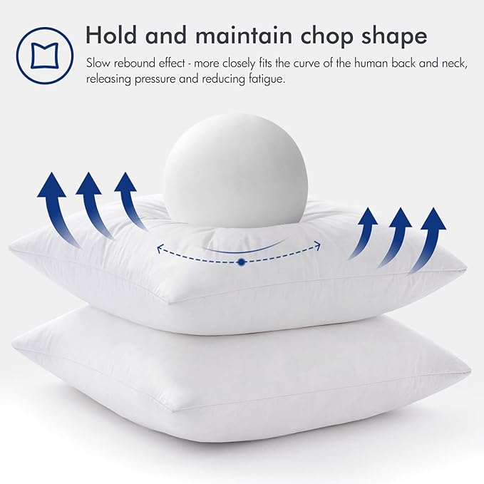 MIULEE 18x18 Pillow Inserts, Decorative Fluffy Throw Pillow Inserts Cotton - Image 5