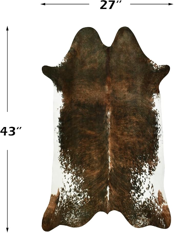 BENRON Faux Cowhide Rug Small, Western Cow Hide Rugs - Image 2
