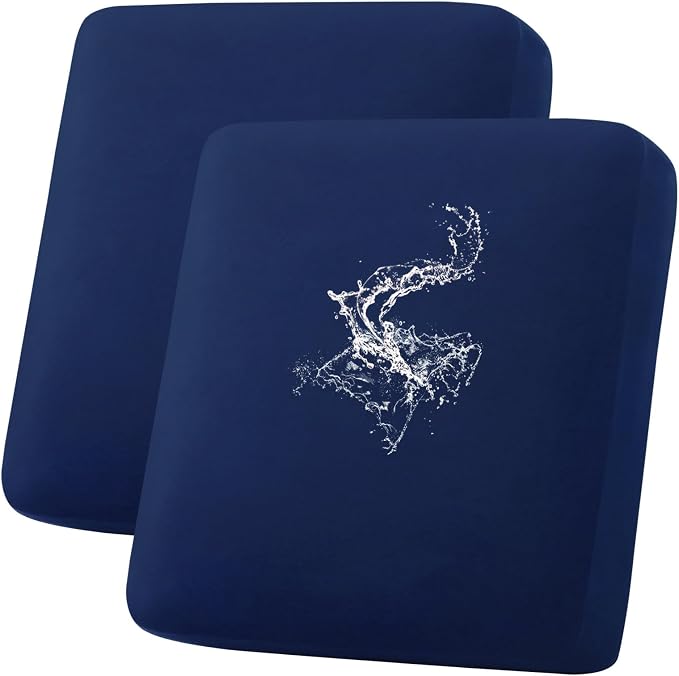 hyha Waterproof Couch Cushion Covers, Stretch Sofa Couch Seat Slipcover by hyha