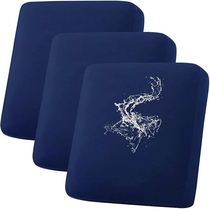 hyha Waterproof Couch Cushion Covers, Stretch Sofa Couch Seat Slipcover by hyha