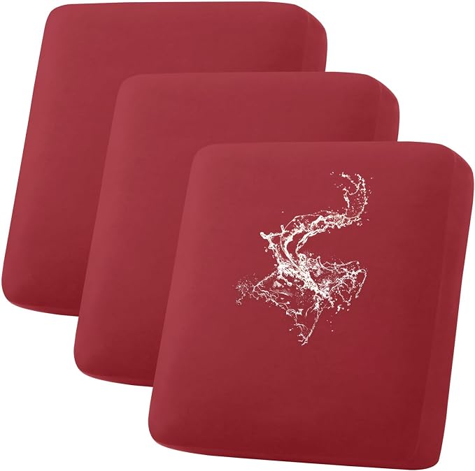 hyha Waterproof Couch Cushion Covers, Stretch Sofa Couch Seat Slipcover by hyha