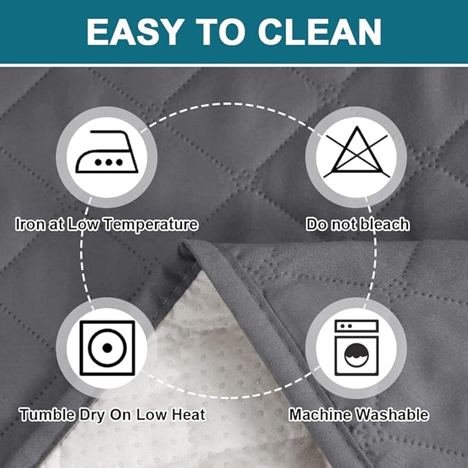 Turquoize 100% Waterproof Sofa Covers Couch Cover Sofa Cover - Image 6