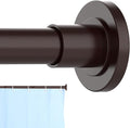 CorkLatta Bronze Shower Curtain Rod 31 to 80 Inch, 1 Inch Diameter Adjustable by CorkLatta