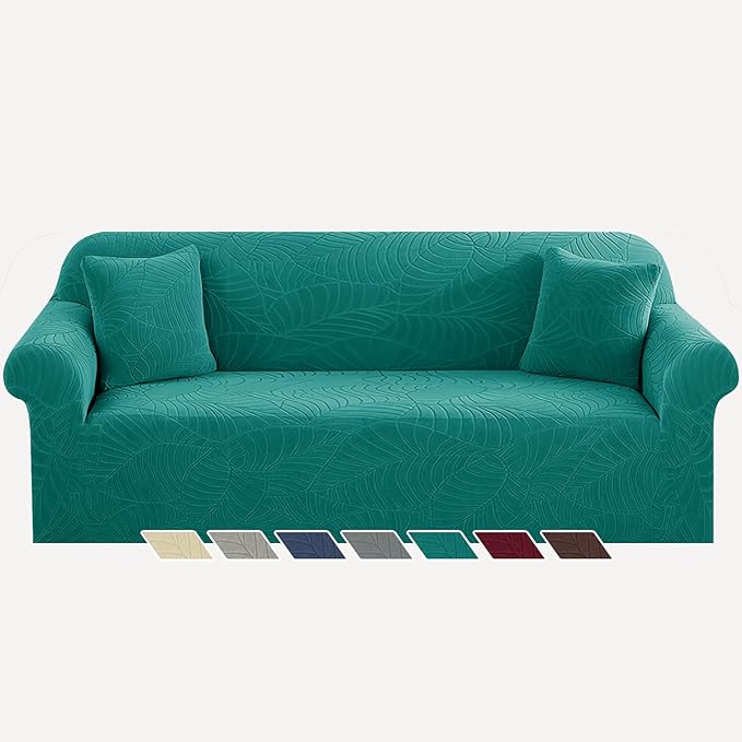 YEMYHOM Couch Cover Latest Jacquard Design High Stretch Extra Large Sofa Covers by YEMYHOM