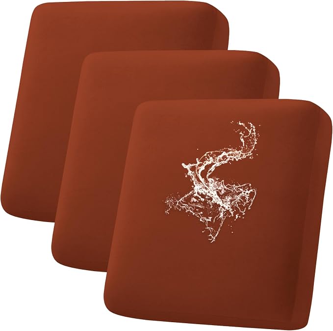 hyha Waterproof Couch Cushion Covers, Stretch Sofa Couch Seat Slipcover by hyha