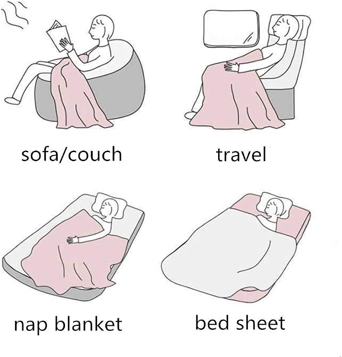 LOMAO Sherpa Fleece Blanket for Mom Cozy Soft Throw Blanket for Women Men - Image 6