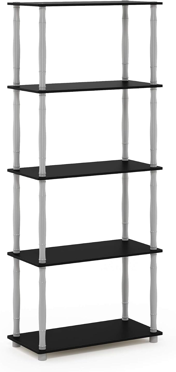 Furinno Turn-N-Tube 5-Tier Multipurpose Shelf / Display Rack / Storage Shelf / by Furinno-FitsYourSpaceFitsYourBudget