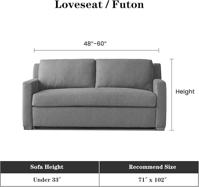MEETSKY Couch Cover for Dogs Washable Small Sofa Cover for Love seat Sofa - Image 5