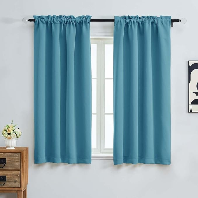 OVZME Turquoise Blackout Curtains by OVZME