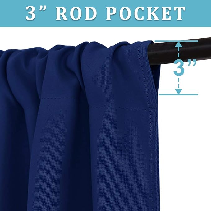 RYB HOME Short Blackout Curtains - Image 2