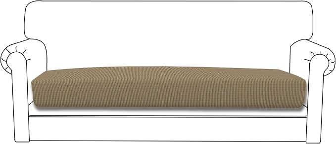 Easy-Going Stretch Cushion Cover Sofa Cushion Furniture Protector Sofa Seat by Easy-Going