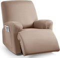 TAOCOCO Stretch Recliner Chair Covers 3-Pieces Solid Furniture Covers Recliner by TAOCOCO