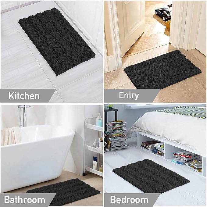 Turquoize Luxury Chenille Bath Rug - Image 6