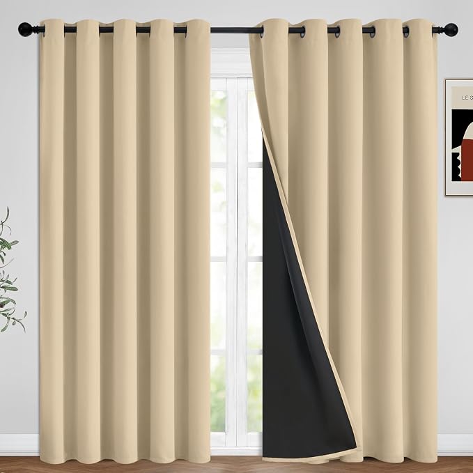 Thermal Insulated 100% Blackout Curtains by Yakamok