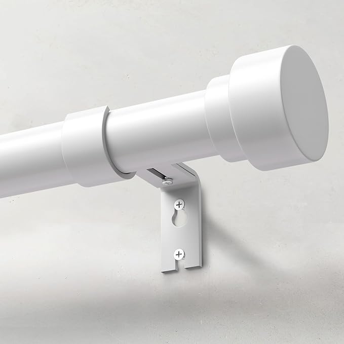 IFELS Heavy Duty Curtain Rods for Windows 72 to 144 Inch, 1 Inch Adjustable by IFELS