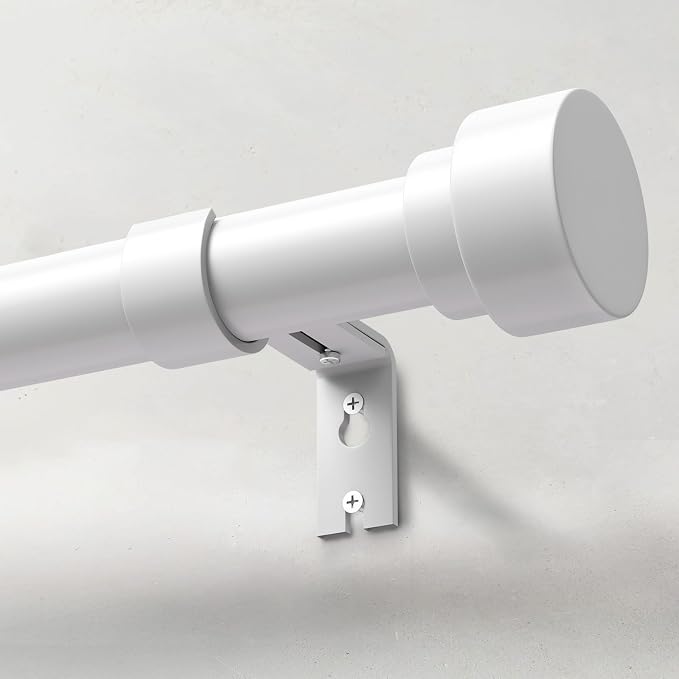 IFELS Heavy Duty Curtain Rods for Windows 28 to 48 Inch, 1 Inch Adjustable by IFELS