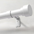 Extra Long Curtain Rods for Windows 32 to 240 Inch, 1 Inch White Curtain Rod by IFELS