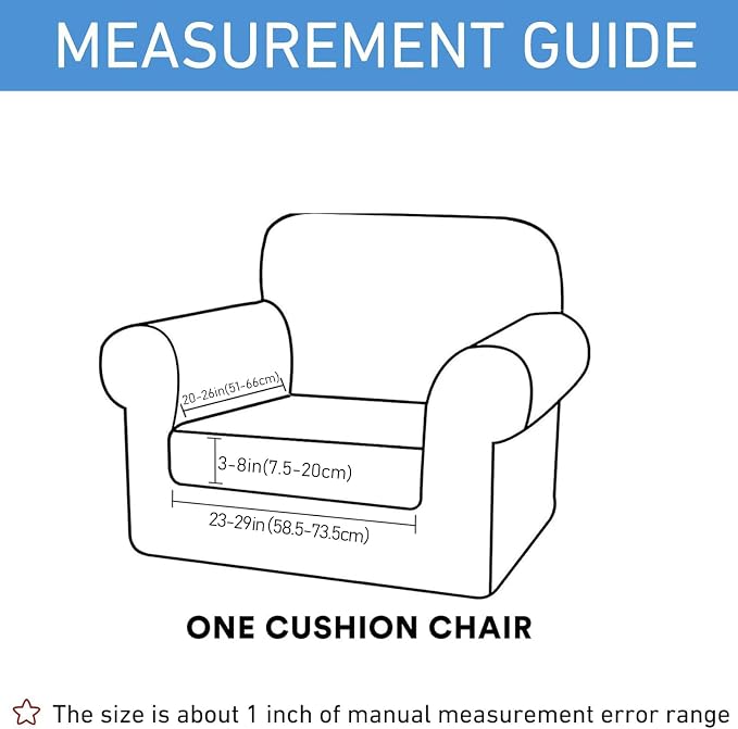 hyha Waterproof Couch Cushion Covers, Stretch Sofa Couch Seat Slipcover - Image 6
