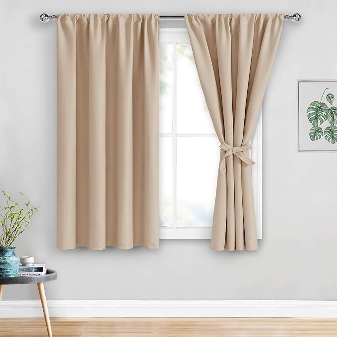 JIUZHEN Blackout Curtains for Bedroom– Thermal Insulated, Noise Reducing Room by JIUZHEN