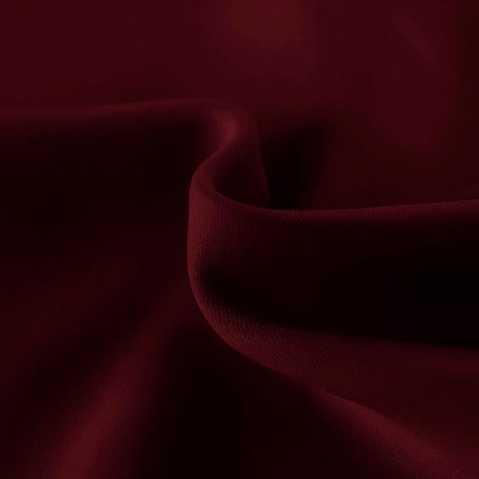 Hiasan Valance Curtains for Kitchen Blackout Thermal Insulated Solid Window - Image 4