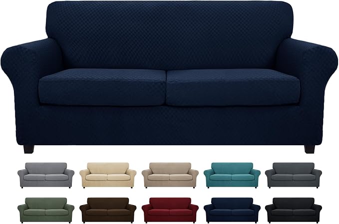 MAXIJIN 3 Piece Stretch Couch Covers by MAXIJIN