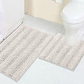 Turquoize Chenille Bathroom Rugs Set Non-Slip Bath Mats by Turquoize