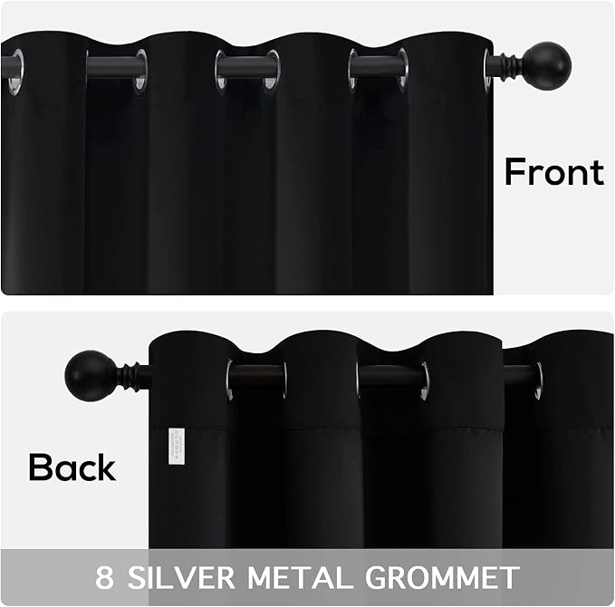 Blackout Curtains 90 inch Length, Thermal Insulated & Energy Efficiency Window - Image 6